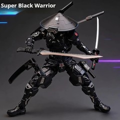 22cm Super Black Warrior SC001 Snake Eyes Mecha Ninja Action Figure Toy Gift