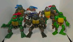 TMNT Figure Lot of 7 Figures Loose & Used (See Description And Pictures)