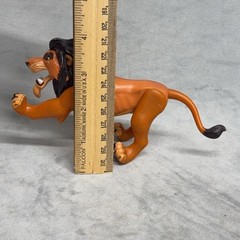 Disney The Lion King Scar Action Figure Brown 5in Plastic Toy Loose Villain