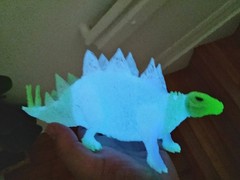 The First Gods STEGOSAURUS Lost World Creations Glow In The Dark PLA Figure