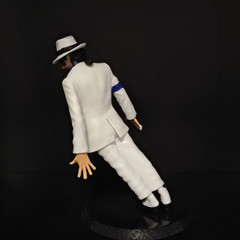 Michael Jackson White Suit PVC Figure Collectible Display Model Statue