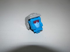 Quig with Helmet/Seat, original G1 Transformers (Headmaster Siren’s head 1988)