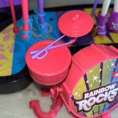 MLP My Little Pony Equestria Girls Rainbow Rocks Mane Event Stage With Dolls!