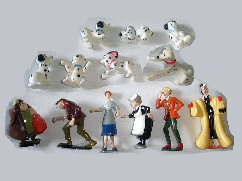 DISNEY 101 DALMATIANS FIGURINES SET NESTLE – FIGURES COLLECTIBLES MINIATURES