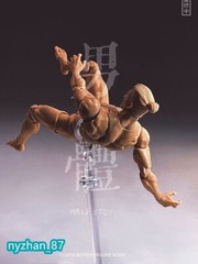 Romankey 1：12 Yellow Super Flexible Man Body 6”Joint Action Figure model Doll