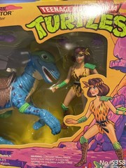 Teenage Mutant Ninja Turtles Cave Woman April O’Neil Radical Raptor 1994 MIB