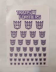 Transformer Stickers for Autobot and Decepticon
