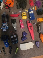 Vintage Transformers Lot Pieces And Weapons None Are Complete NO RETURNS