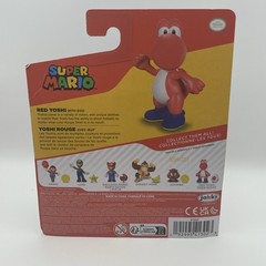Super Mario RED YOSHI 4″ Figure w/ Egg – Jakks Pacific 2024 Toy – NEW RARE
