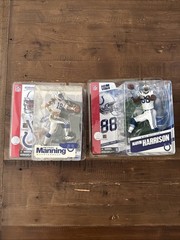 PEYTON MANNING 2002 & MARVIN HARRISON 2005 McFarlane Sportspicks NIB