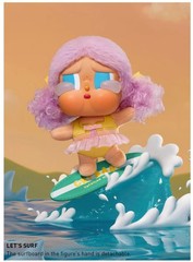 POP MART x Crybaby Vacation Mode On Series Vinyl Plush Key Pendant Figure Doll