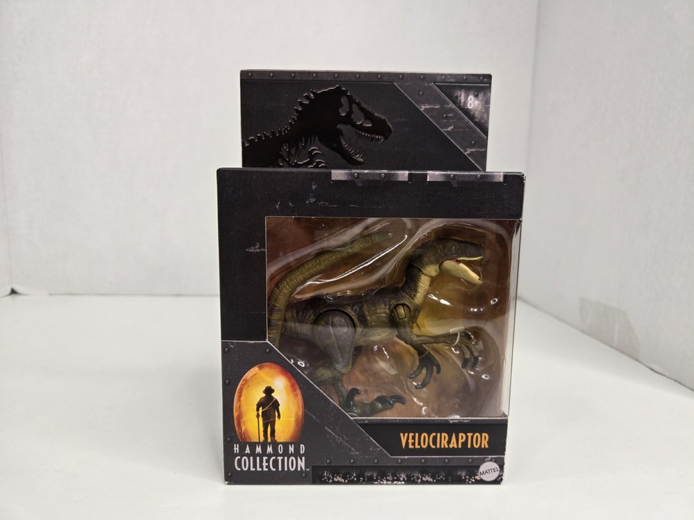 Jurassic Park Hammond Collection Velociraptor 1993 Movie Figure Mattel HFG56 NEW