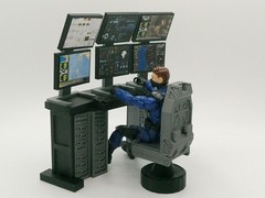 1:18 Scale Command Center Computer Diorama Set for 3.75″ JoyToy GI JOE Figures