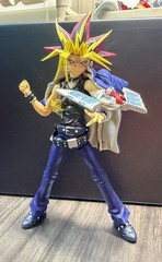 SU-YO-JKT: 1/12 custom wired Blue jacket for Yu-Gi-Oh! SHF Yami Yu Action Figure