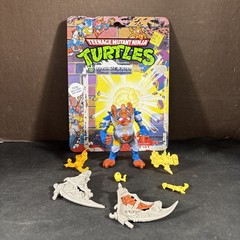 WINGNUT & SCREWLOOSE VINTAGE TMNT NINJA TURTLES FIGURE PLAYMATES 1990 CARDBACK