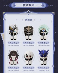 Mihoyo Genshin Impact Fatui Harbingers Chibi Figures Blind Box Gift