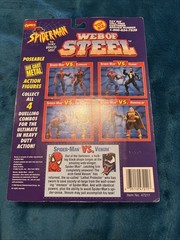 Vintage 1994 ToyBiz SPIDER-MAN Web Of Steel “Spider-Man vs. Venom” Sealed