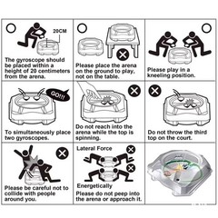 Beyblade X Compatible BX Gyroscopic Competitive Disc Battle Accessory