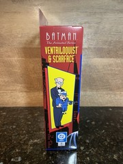 McFARLANE TOYS BATMAN THE ANIMATED SERIES VENTRILOQUIST & SCAREFACE IN HAND!