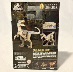 Jurassic World Hammond Collection Velociraptor Blue Matte HTV62 New Sealed
