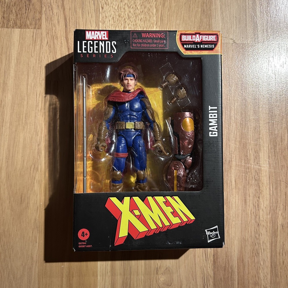 New With Flaws Hasbro Marvel Legends X-Men Gambit 6″ Action Figure Nemesis