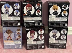 Rare Lot 6 Kingdom Hearts Disney Nendoroids Sora Roxas Axel Aqua Riku Kairi