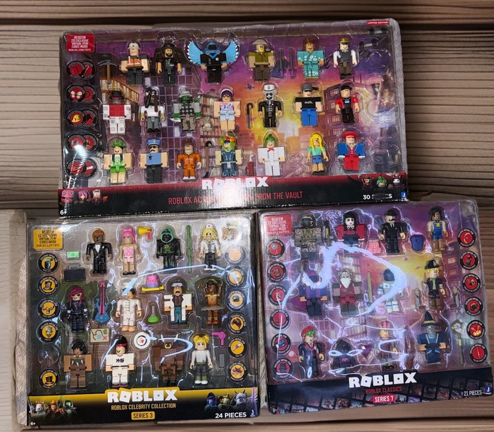 Roblox Series 7 & 3 Celebrities From The Vault Huge Lot See Photos!