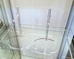 2 Clear Acrylic Figure Stands – 1/6th Scale – US Seller