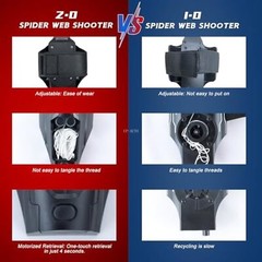 Spiderman Web Shooters Spider Man Wrist Launcher Upgraded Version Peter Parker