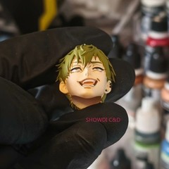1/12 Jujutsu Kaisen Zenin Naoya Head Carving For 6″ Romankey VTOYS Figure Body