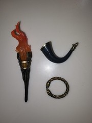 Mythic Legions Dwarf Accessories Yellow Flame Torch – Exiles from Under Mountain