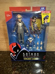 McFARLANE TOYS BATMAN THE ANIMATED SERIES VENTRILOQUIST & SCAREFACE IN HAND!