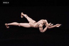 USA MX02-A 1/6 Male Action Figure Body Model Toy Suntan Skin Flexible 12in Body