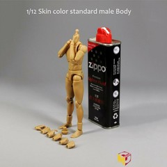 US MX02-A 1/12 Male Narrow Shoulder Solider Body Model Toys Fit 6″ Action Figure