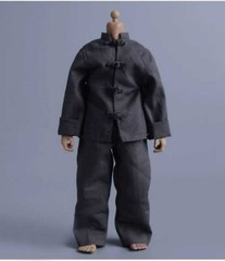 1/12 Scale Chinese Tunic Suit Tang Suit Kung Fu Suit Clothes Suits F 6″ Doll