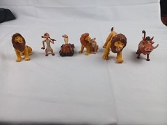 vintage Lion King Action figures 6 in the lot- simba, timon, Pumba, Nala