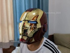 New Iron Man MK5 Helmet Electronic Voice Activated Open&Close Mask Autoking US