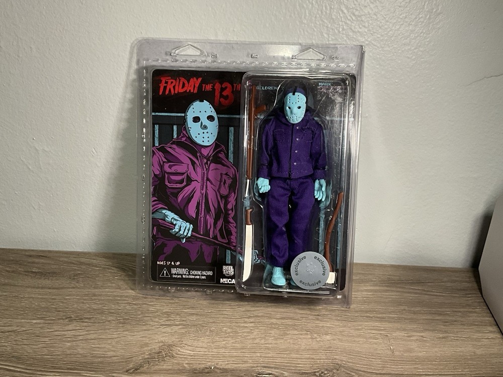 Neca Friday The 13th Jason Voorhees 8″ Retro Clothed 8-bit Video Game Figure EUC