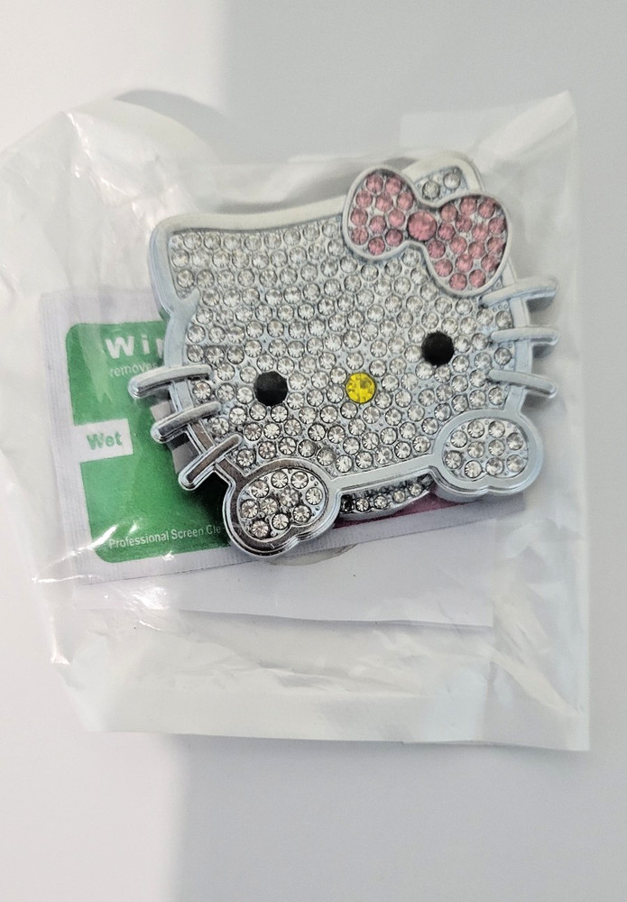 HELLO KITTY CAR PUSH START/STOP ACCESSORY (PINK Crystal BLING) = BRAND NEW