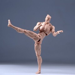 USA Romankey COWL 1/12 Male Action Figure Body 6in Pale Skin Joint Model w/Head