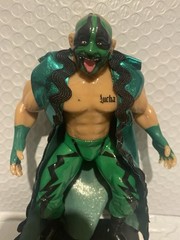Mr Iguana CMLL LUCHADOR Wrestler 7 in Action Figure Mexican Toys HANDMADE