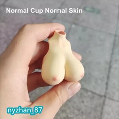 1:12 Big Bust Breast Cover Replacement Model Fit 6” Female Action Figure Body