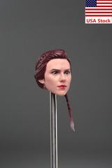 1/6 Female Black Widow Scarlett Johansson Head Carving Fit 12”PH Figure Body