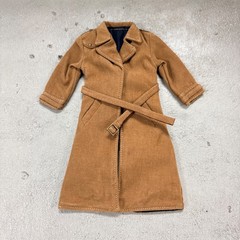 MO-VTLTC-BRN: 1/12 Brown Wired Trench Coat for 6″ muscular body action figure