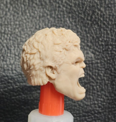 Custom Hulk Head Sculpt Version 2 1/12 1/10 1/6 Unpainted