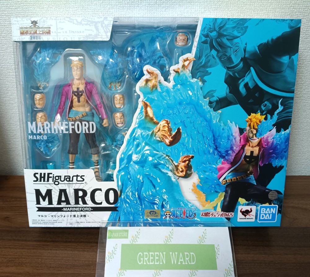 S.H.Figuarts One Piece Marco Action Figure Battle of Marineford Bandai New