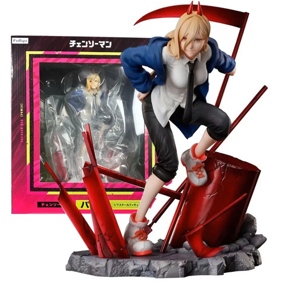 17CM Chainsaw Man Power Figure Anime PVC Model Toy Collection Gift Decoration