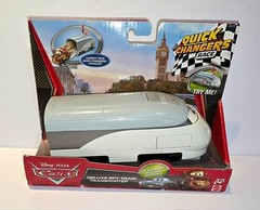 Disney Pixar Cars QUICK CHANGERS DELUXE SPY TRAIN TRANSPORTER – NEW