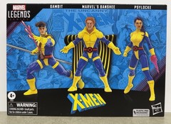 Marvel Legends X-Men 60th Gambit Banshee Psylocke 3 Pack Hasbro F7023 NEW