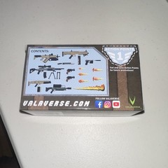 NIB Valaverse Action Force Weapons Pack India Set GI Joe, Star Wars, Valaverse